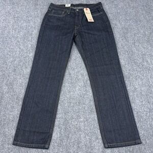 NEW Levi's 514 Jeans Mens 31x30 Straight Tumbled Rigid Dark Wash Denim Workwear